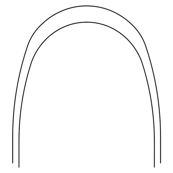 Archwire Nitanium Lower Pro Form Arch 0.013 Ea