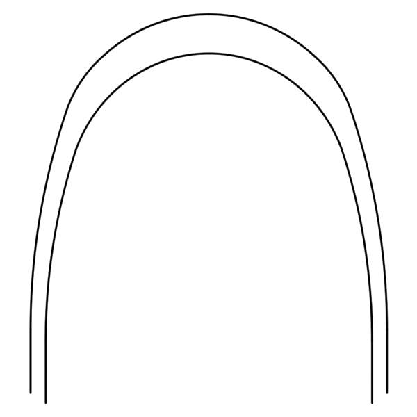 Archwire Nitanium Upper .016 in x .022 in Ea