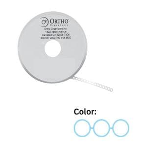 Ortho Organizers Chain Elastic Standard 15 Feet LF Blue Ea