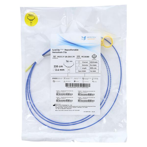SureClip Plus Hemostatic Clip 235cm 16mm 2/Bx