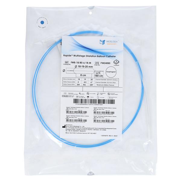 Rapide Dilation Balloon 180cm 18-19-20mm 8cm Single-Use 2/Bx