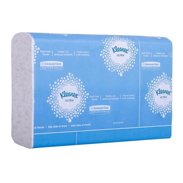 Kleenex Hand Towel Multifold Disposable Paper 8 in x 9.4 in White 16/Ca