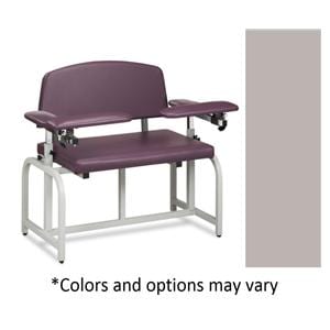 Lab X Series Blood Draw Chair Country Mist Steel 700lb Capacity Ea