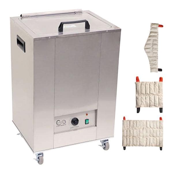 Relief Pak Heating Unit Silver/Black Stainless Steel With 4 Std/ 4 Nck/ 2 Ovrsz