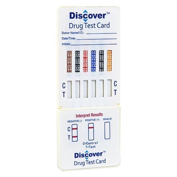 Discover Drug Test Card CLIA Waived Ea