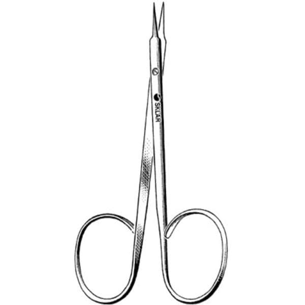 Slepyan Stitch Scissors Straight 4" Stainless Steel Non-Sterile Reusable Ea