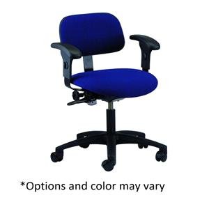 Cloth & Vinyl Task Series Laboratory Stool Black 250lb Capacity