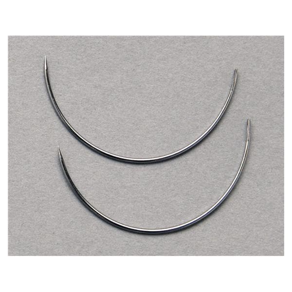 Suture Needle .012x.630" 1/2 Circle Stainless Steel French Spring Eye 144/Bx