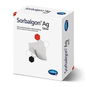 Sorbalgon Ag Calcium Alginate/Silver Dressing 2x2" Sterile Square Adhesive LF