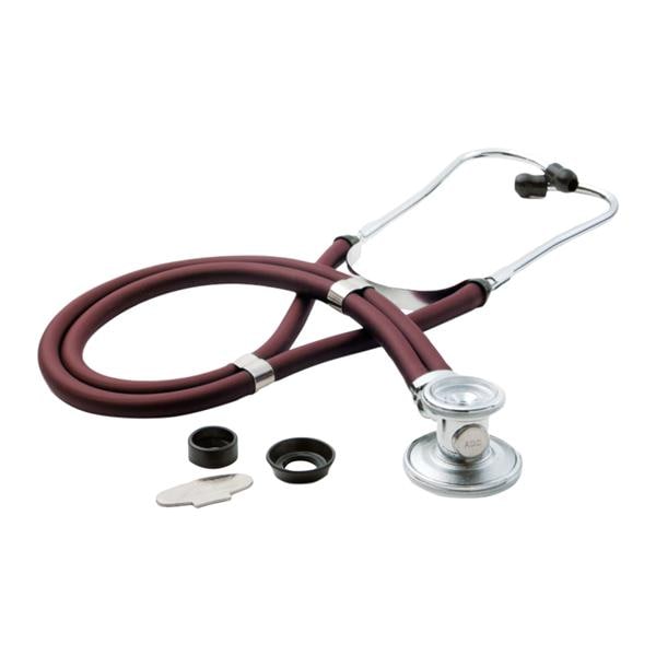 Adscope 641 Sprague Rappaport Stethoscope Adlt/Ped Brgndy Double Lumen Tubing Ea