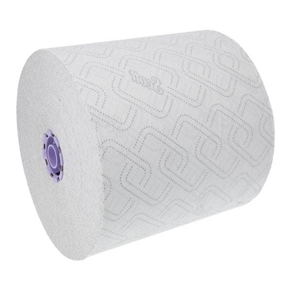 Scott Hard Towel Roll Disposable Paper 1 Ply 8 in x 950 Feet White 6/Ca