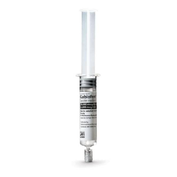 Gablofen Injection 1,000mcg/mL Prefilled Syringe 20mL Each
