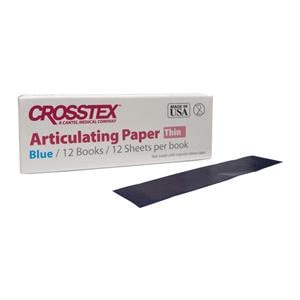 Articulating Paper Strips Straight Thin Blue Boxed Roll 12Bks/Bx