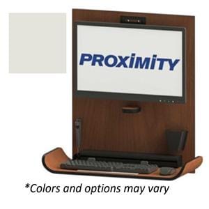 iClassic Workstation Desk Wood Frosty White Ea