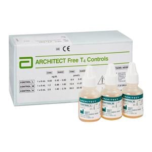 Architect fT4: Free Thyroxine Standard Control 3x8mL Ea