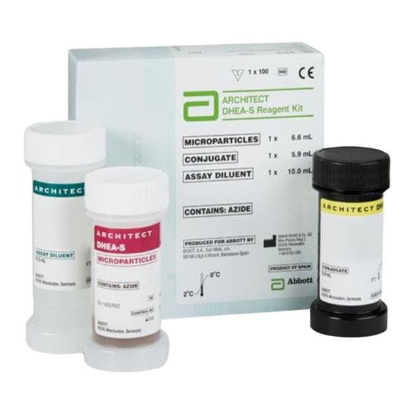 Architect DHEA-S: Dehydroepiandrosterone Sulfate Reagent 100 Tests Ea
