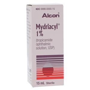 Mydriacyl Ophthalmic Solution 1% Bottle 15mL Each