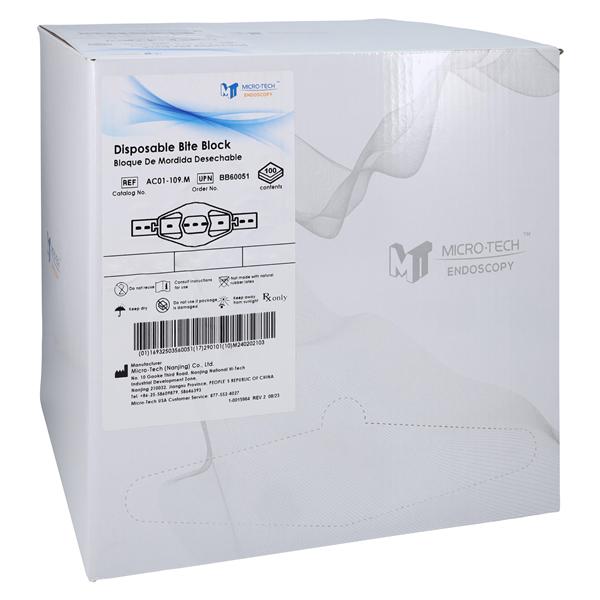 Bite Block Non-Sterile Disposable 100/Bx