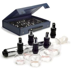 Pain Relief Cupping Set Glass With Hand Pump/ Carrying Case