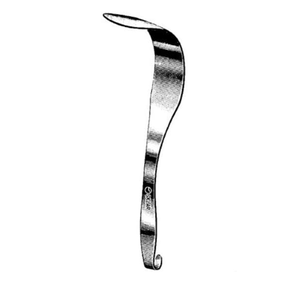 Deaver Surgical Retractor 3x12" Stainless Steel Non-Sterile Reusable Ea