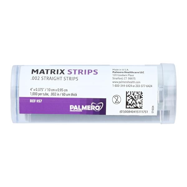 Mylar Straight Matrix Strips 3/8 in x 4 in 1000/Box