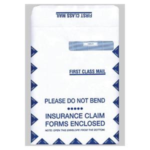 HCFA Healthcare Facility Envelopes 1 Window Gummed Flap _ 9x12.5 White 500/Bx