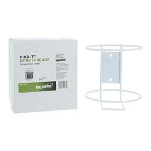 Hold-It Canister Holder Wall Mount White Ea, 10 EA/CA