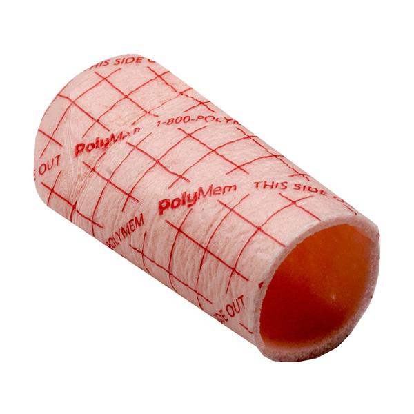 PolyMem PU Fm/Flm Finger/Toe Pad 3.4-3.8" Tb NAdh Adhs 2XL Rd Spr Abs