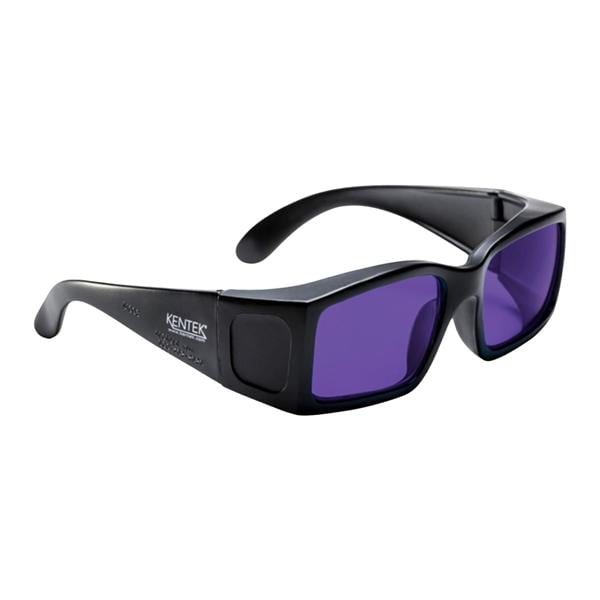Safety Glasses Laser Medium Purple Lens / Black Frame For UV and Dye Ea