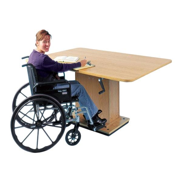 Work Table 60x36x29-41" Natural Oak