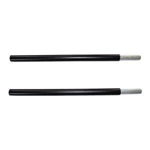 First Place Vertical Push Handle Black Steel