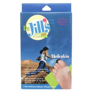 Cushion Pad Moleskin Cut-To-Size Disposable 4/Pk