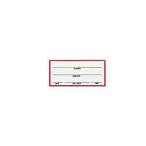 Reagent Labels Black/White 4-1/4x2" 100/Pk