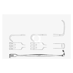 Senn Retractor 6-1/4" Stainless Steel Reusable Ea