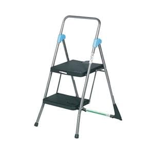 Cosco Stl 2Stp Fldng Stp Stl 300 Cap 39-1/2x22-1/2x24 .75 Gry Ea