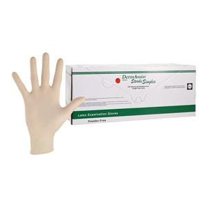 DermAssist Latex Exam Gloves Large Natural Sterile 100/Bx, 4 BX/CA