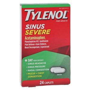 Tylenol Cold Severe Congestion Caplets 200/5/325mg 24/Bx