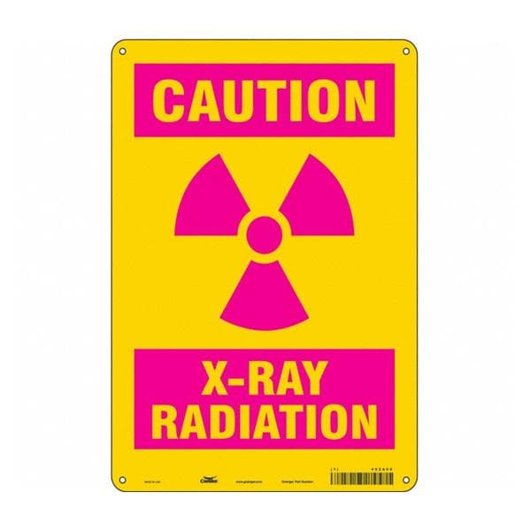 Rdtn & Xry Ctn Vnyl 14 x 10 Adh Srfc No Retroreflective Ea