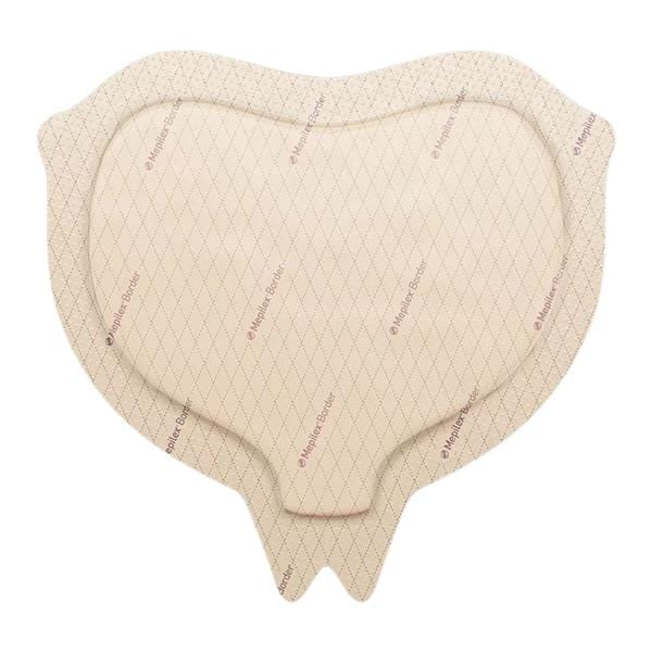Mepilex Border Foam Sacrum Dressing 8.7x9.8" Sterile Adhesive Absorbent