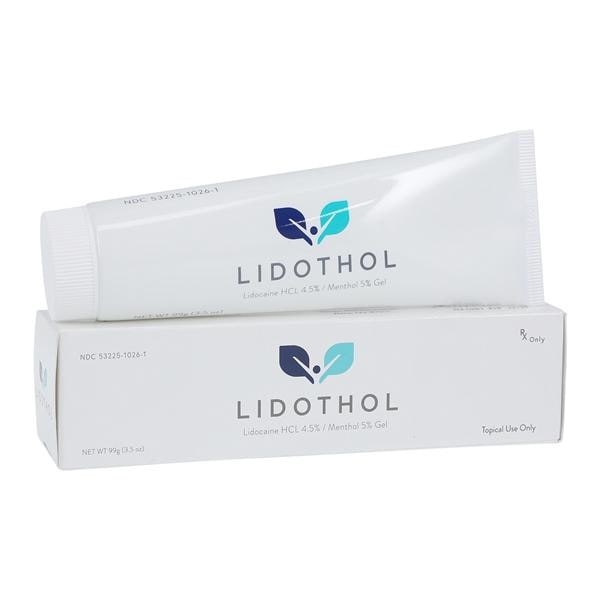 Lidothol Topical Gel 4.5%/5% Tube 3.5gm Each, 40 TB/CA