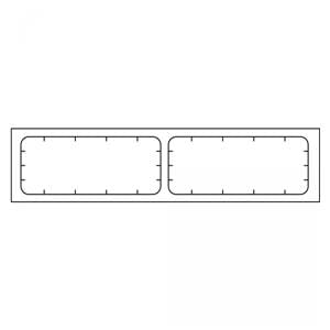 DataMate Thermal Label White Adult / Pediatric 1000/Bx
