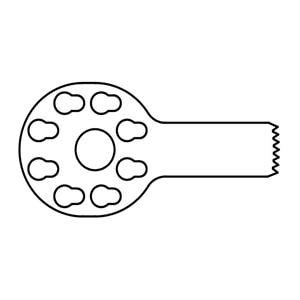 Blade Bone Saw 15.1x6.4mm Sagittal/Occipital Small Ea