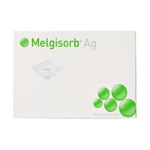 Melgisorb Ag Calcium Alginate/Silver Wound Dressing 6"x6" Sterile Sq NAdhs Wht, 10 BX/CA