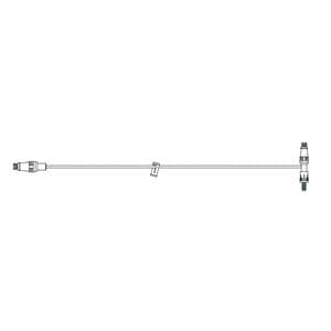 MicroClave IV Extension Set Needle-Free 7" Tubing Rotating Male Luer 50/Ca