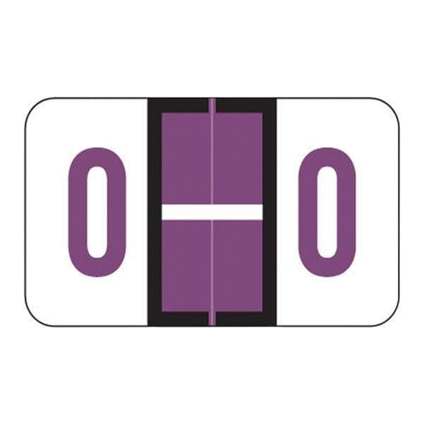 POS Compatible O Label End Tab 225/Pk