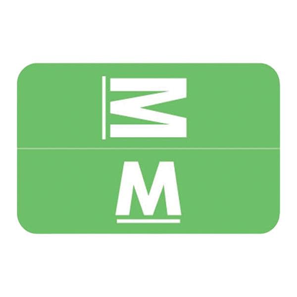 Smead ACC "M" End-Tab Label 100/Pk