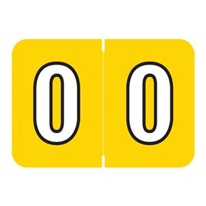 Colwell Jewel Tone "0" Labels 500/Rl