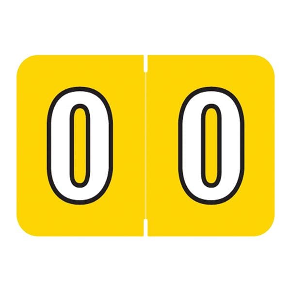 Colwell Jewel Tone "0" Labels 500/Rl