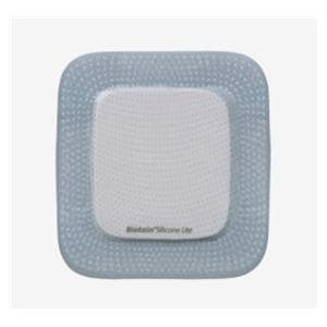 Biatain Silicone Lite PU Fm Wound Dressing 4x4 Strl Sq Gntl Adh Slcn Adh Wht