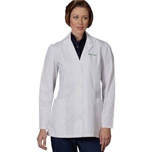 Lab Coat 3 Pockets 35 in 2X Small White Womens Ea